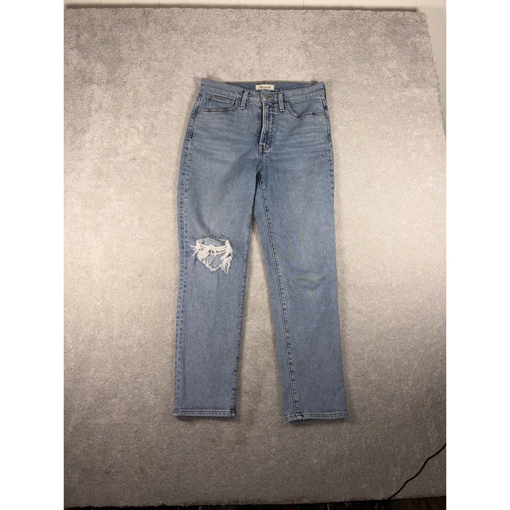 madewell the perfect vintge jean 27 high rise Distressing